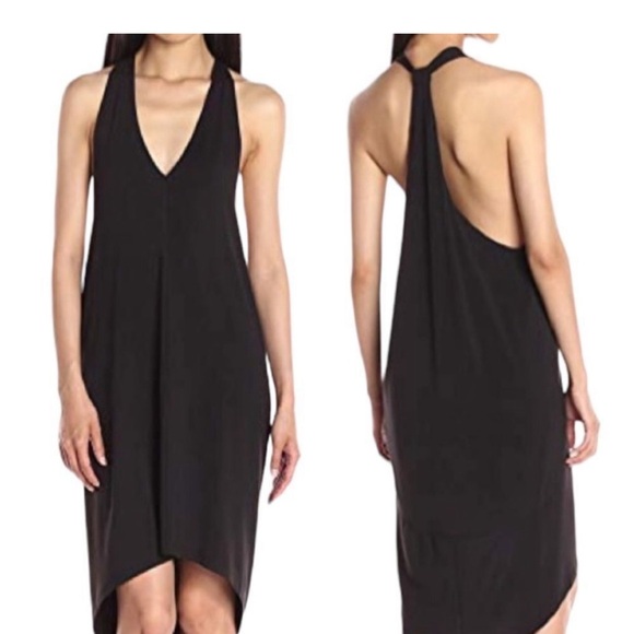 Black V Neck Dress - Picture 6 of 6